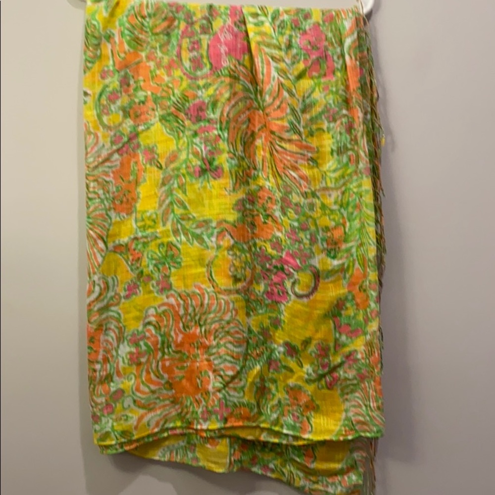 Lilly Pulitzer for Target Happy Place Yellow Scarf